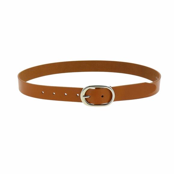 - Woman Genuine Leather Belt, For Jeans, Pants, Henrietta - Camel, 70🤚 - Picture 3 of 7